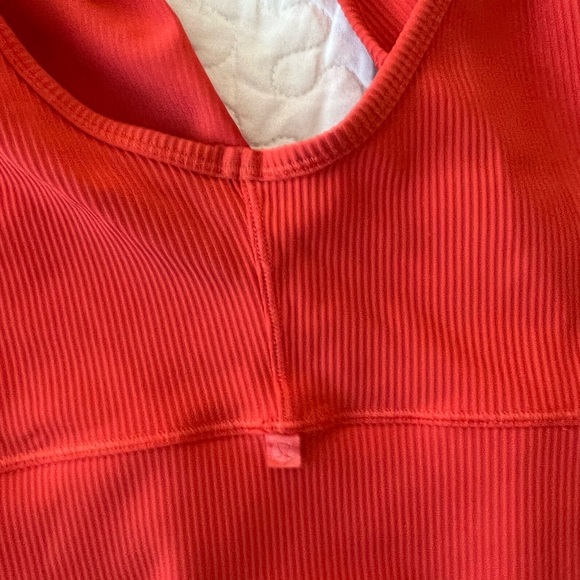 Lululemon Power Pivot Tank *Rib Orange Tank Reversible 🍑🍊 - Picture 3 of 7